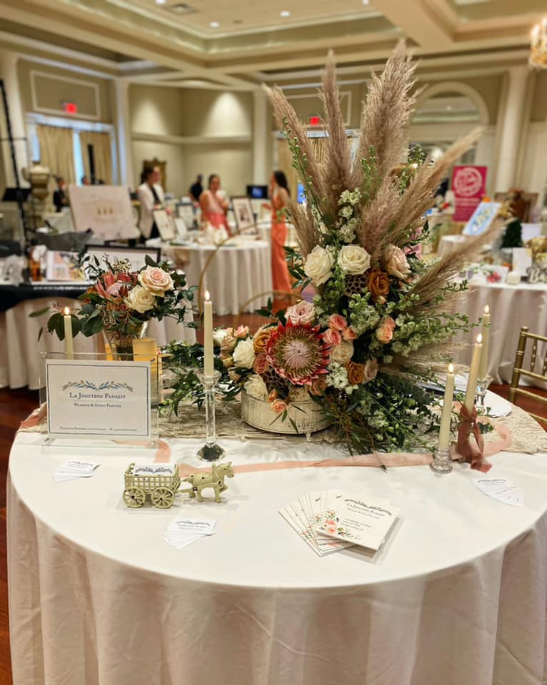 fall themed floral centerpiece